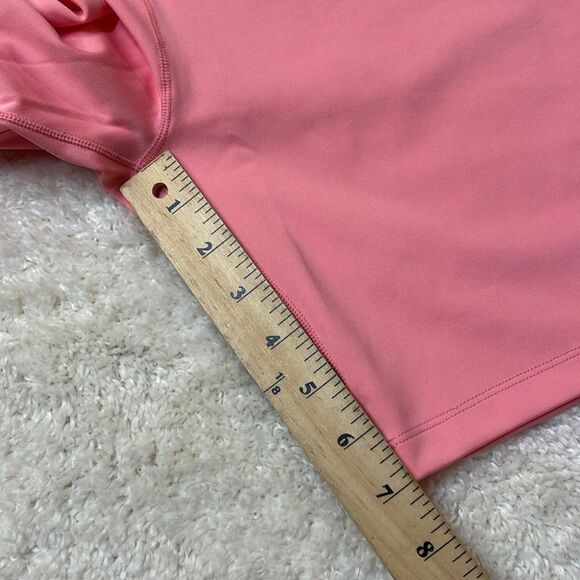 Nike Women’s Pink Tight Fit Mid-Rise 7” Length Dri-fit Shorts Sz XL - Picture 7 of 8